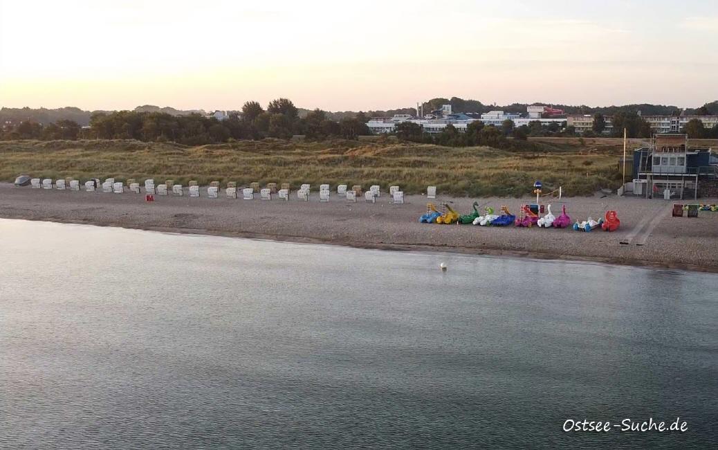 Weissenhäuser-Strand Luftbild von der Ostsee in Richtung Weissenhäuser-Strand